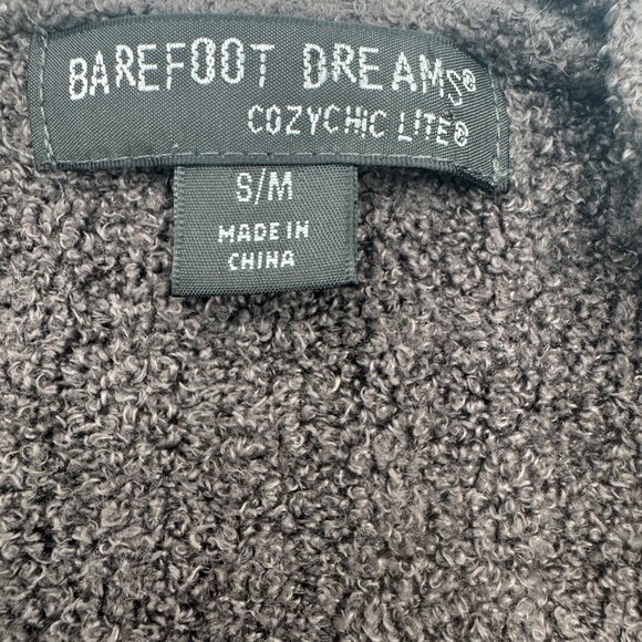Barefoot Dreams Cozy Chic Lite Brown Chunky Knit Open Front Cardigan S/M - Picture 6 of 8
